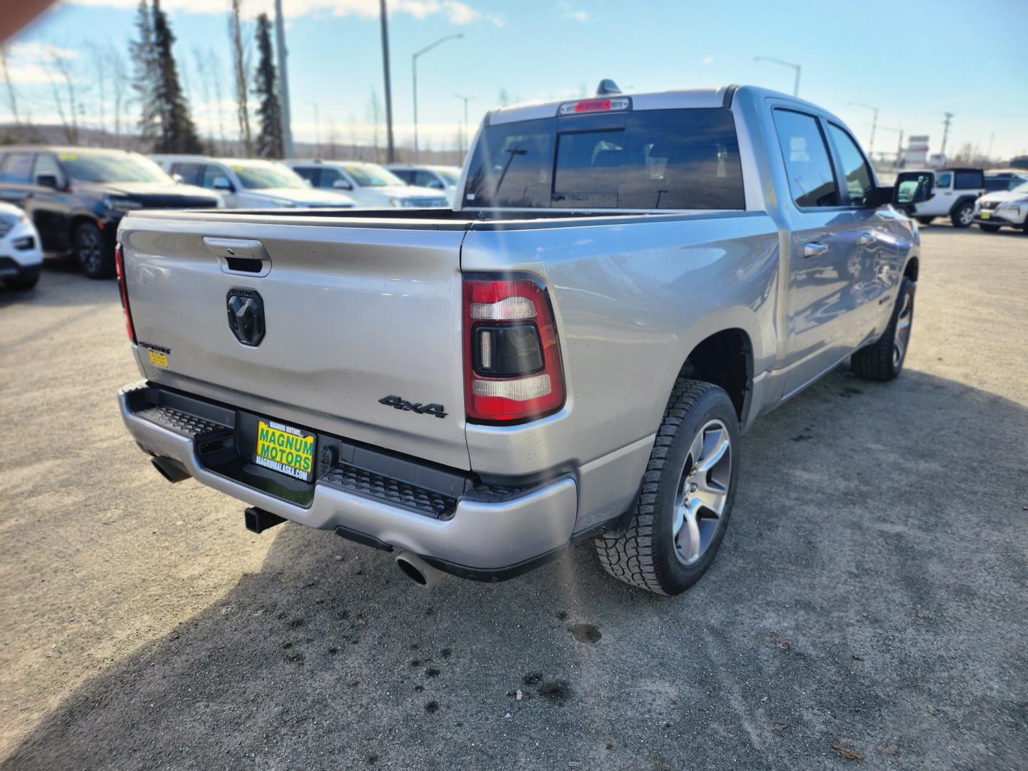 2020 SILVER /Black RAM 1500 REBEL (1C6SRFLT9LN) with an 5.7L engine, Automatic transmission, located at 1960 Industrial Drive, Wasilla, 99654, (907) 274-2277, 61.573475, -149.400146 - Photo#5